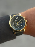 Relógio Montblanc TimeWalker Preto e Dourado